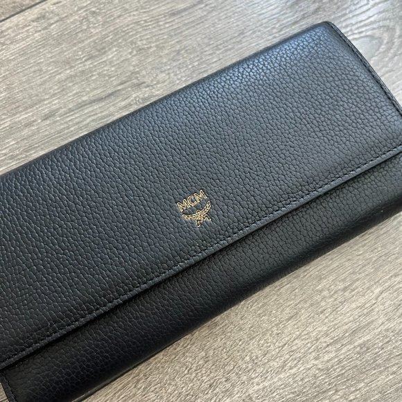 MCM Black Leather Wallet - Picture 3 of 11